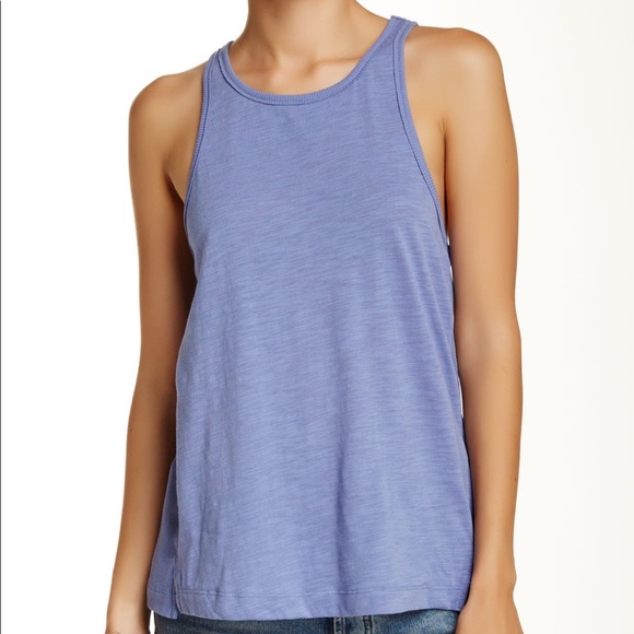 💙3/$30 ROXY heritage racerback high neck tank top - Picture 1 of 5
